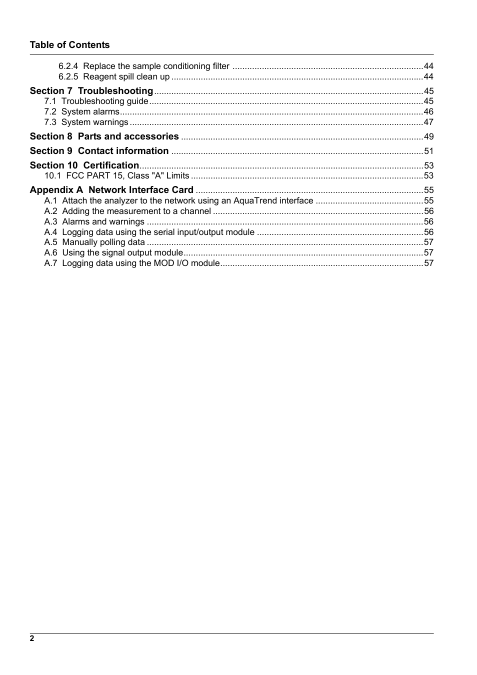 Hach-Lange CL17 USER MANUAL User Manual | Page 4 / 60