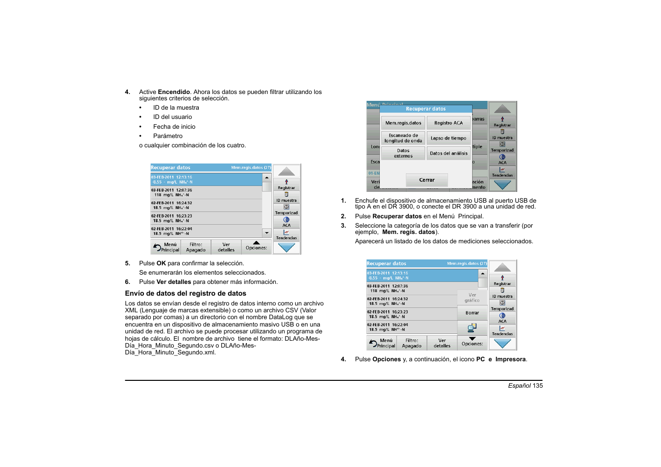Hach-Lange DR 3900 Basic User Manual User Manual | Page 135 / 422
