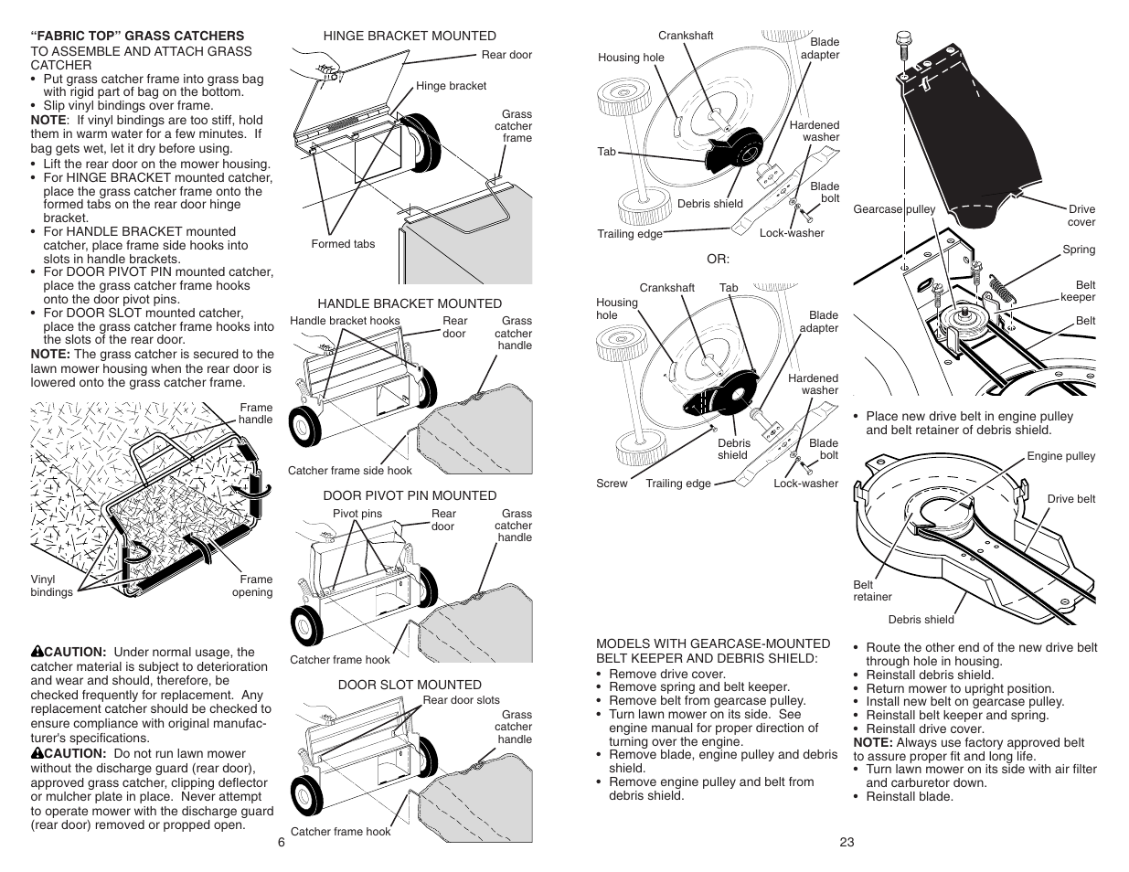 Poulan Pro PR625Y22RKP LAWN MOWER User Manual | Page 6 / 14