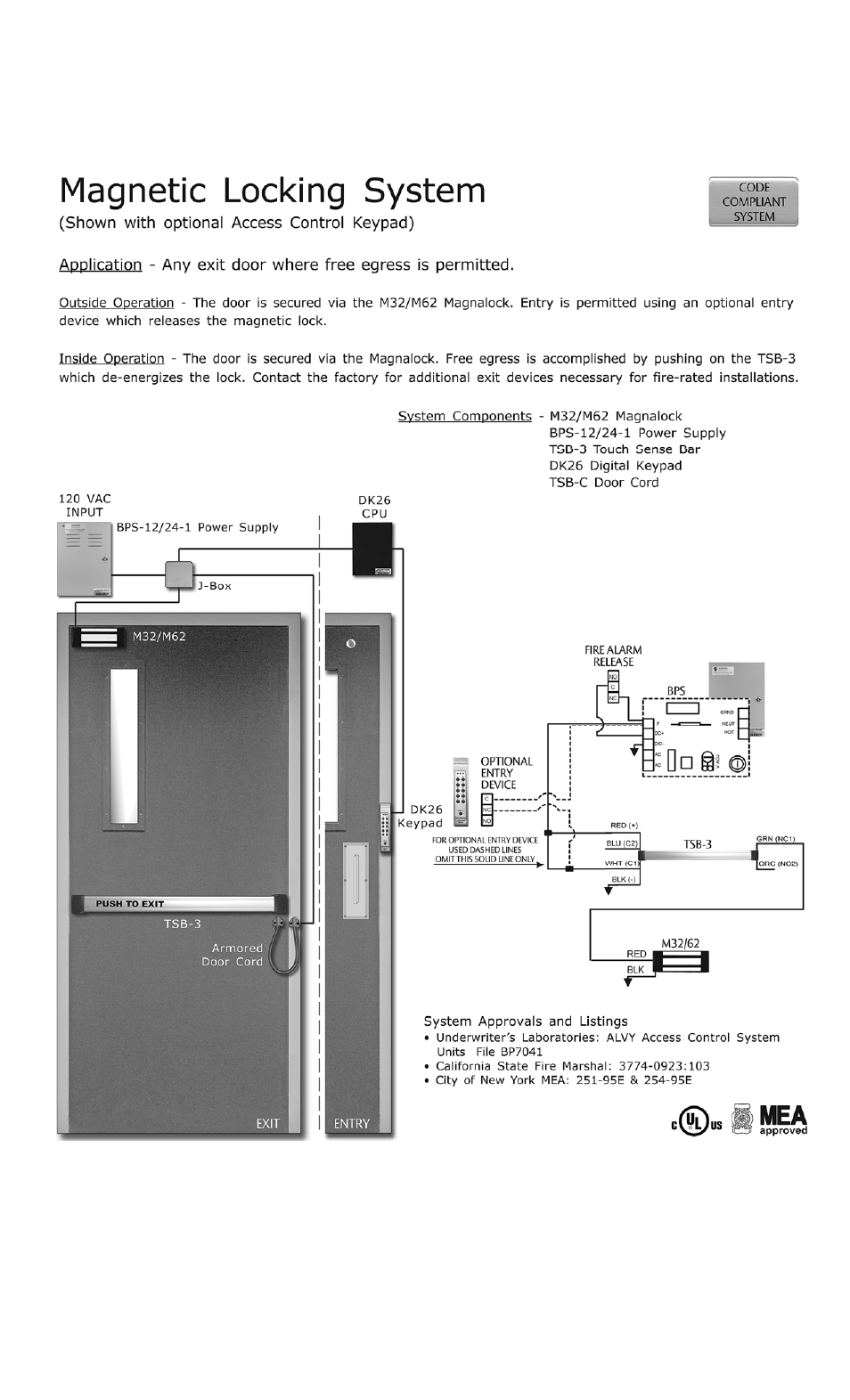 Securitron M82B User Manual | Page 15 / 16 | Also for: M62, M32