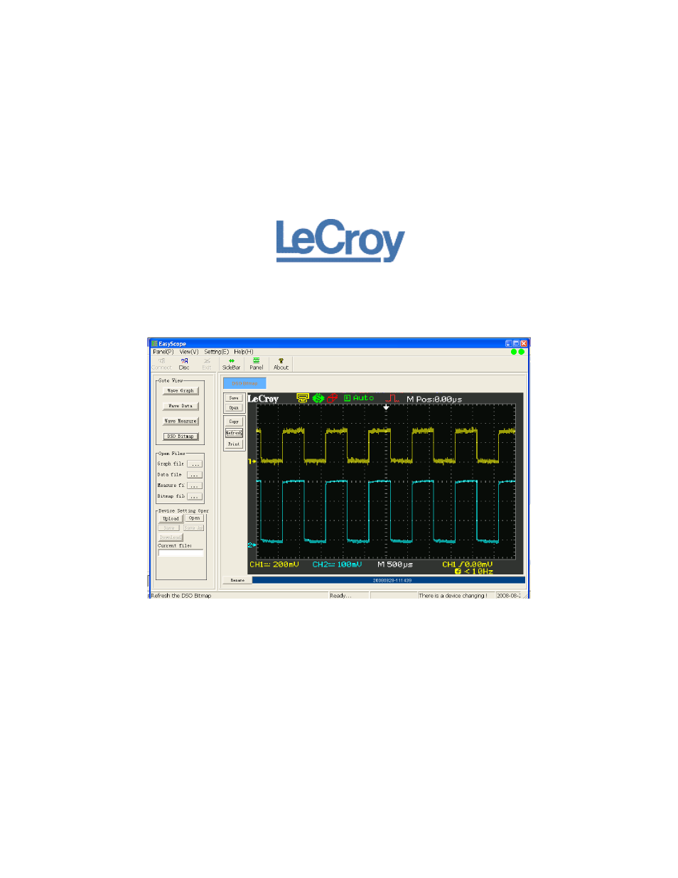 Teledyne LeCroy WaveAce EasyScope Operators Manual User Manual | 28 pages
