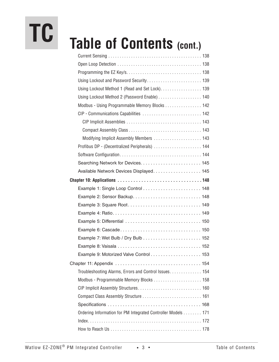 Watlow EZ-ZONE PM Integrated Controller User Manual | Page 6 / 181