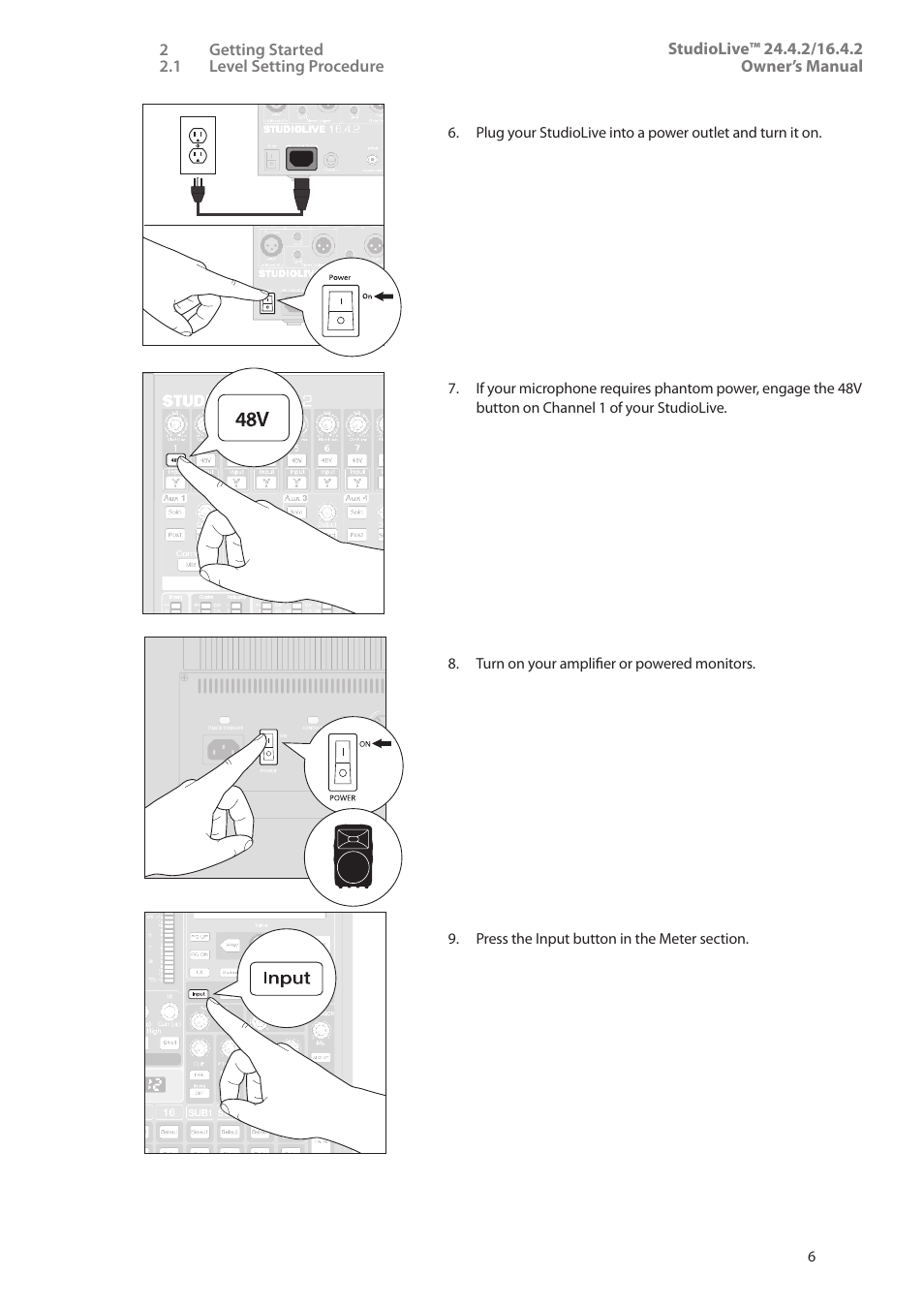 PreSonus StudioLive 24.4.2 User Manual | Page 10 / 112 | Also for