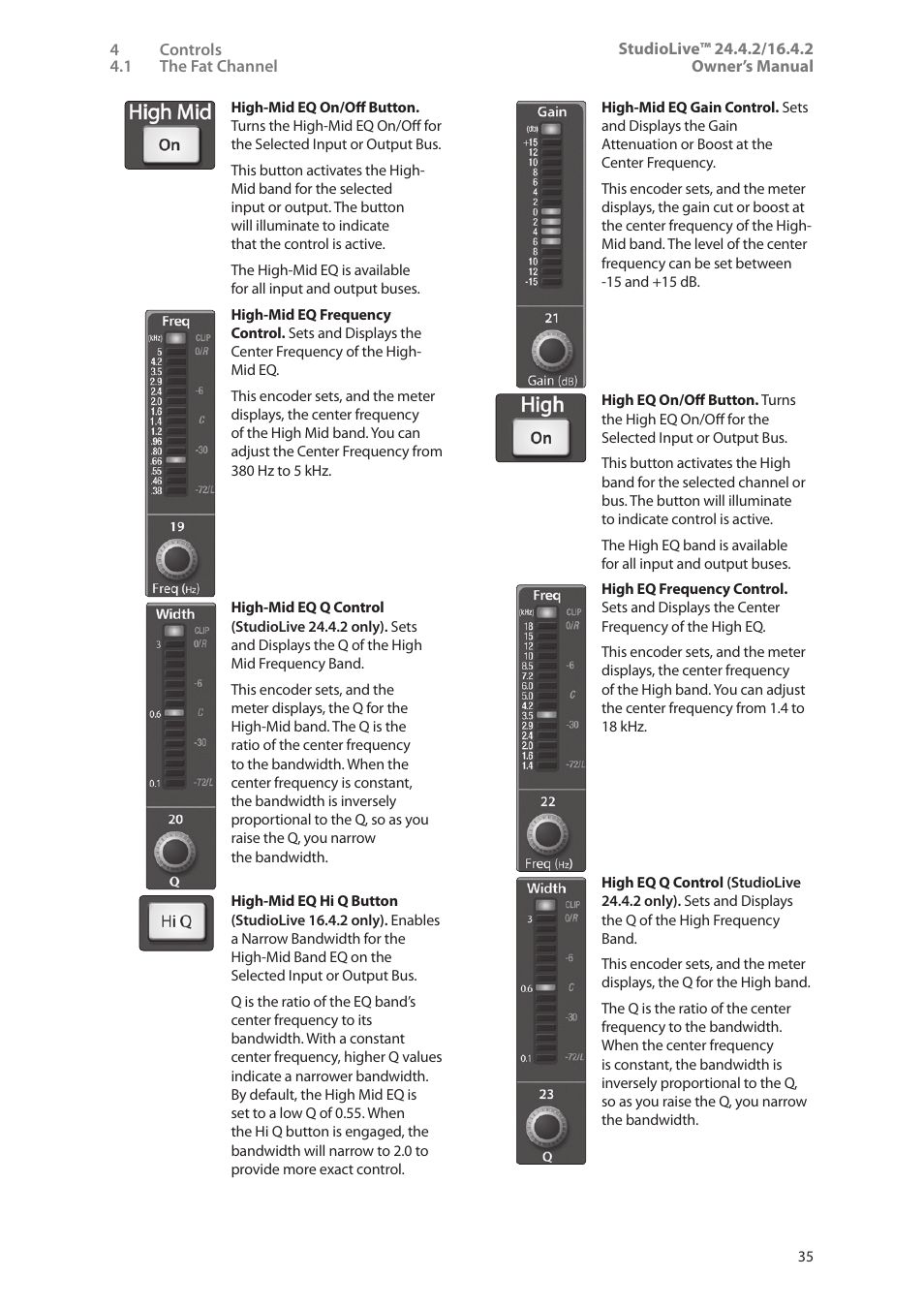 PreSonus StudioLive 24.4.2 User Manual | Page 39 / 112 | Also for