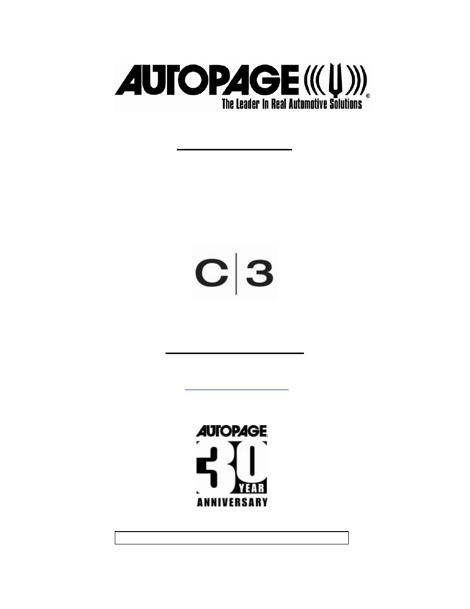 AutoPage C3-RS-730 LCD User Manual | 21 pages