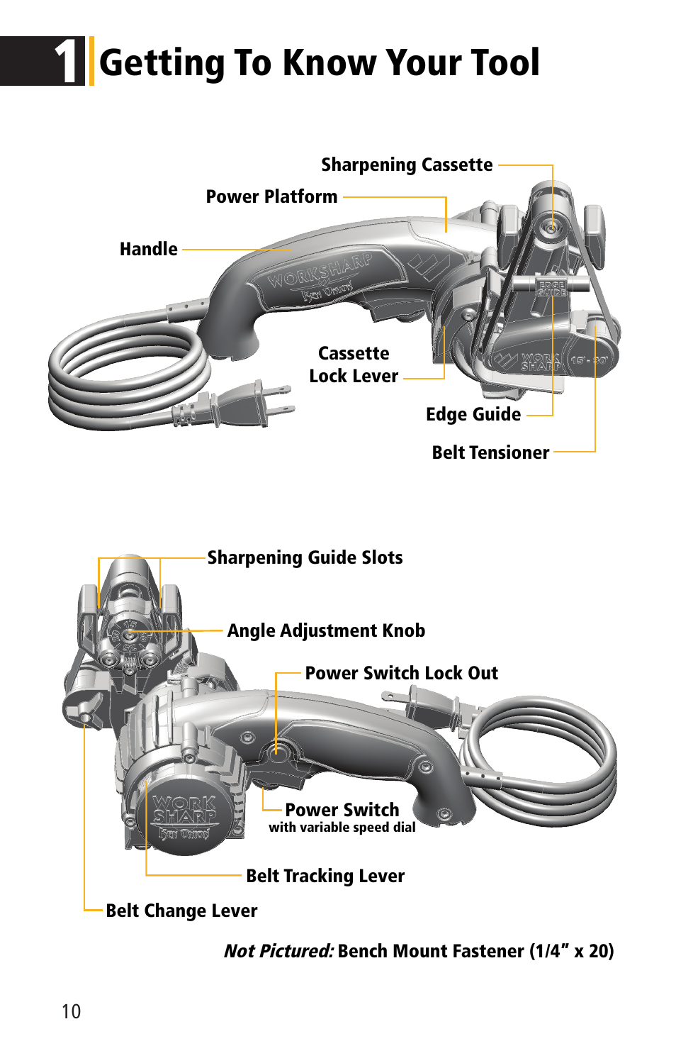 Getting to know your tool | Work Sharp WSKTS-KO KNIFE & TOOL SHARPENER