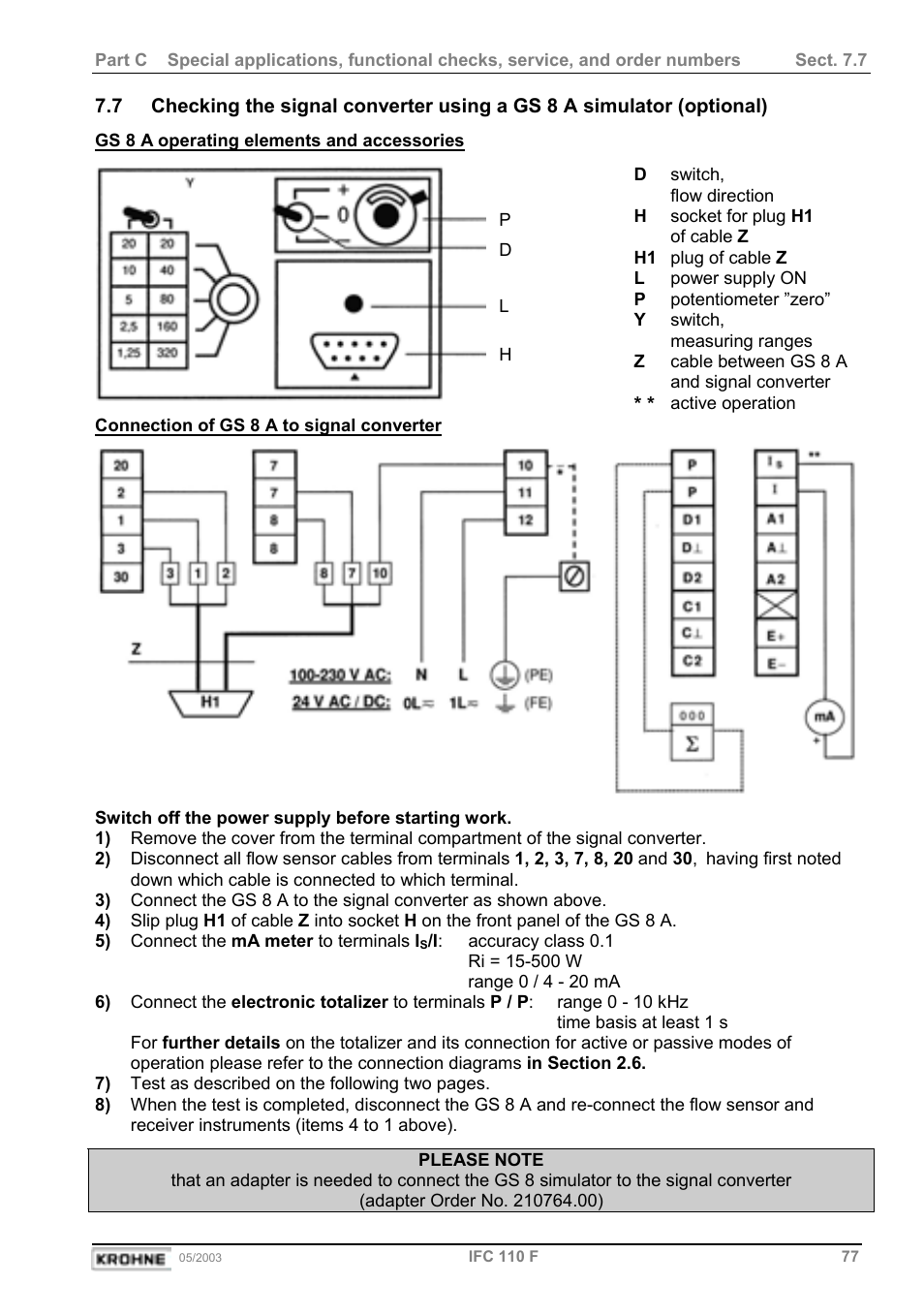 KROHNE IFC 110 Converter User Manual | Page 77 / 104