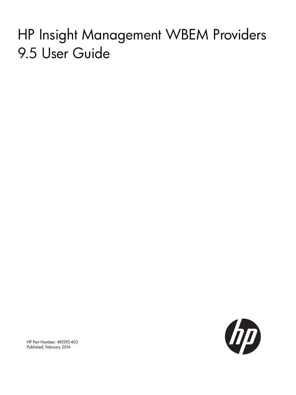 Hp Insight Management Wbem Providers Software Hp Insight Management Wbem Providers Software