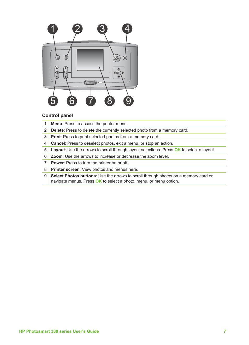 HP Photosmart 385 Compact Photo Printer User Manual | Page 13 / 75