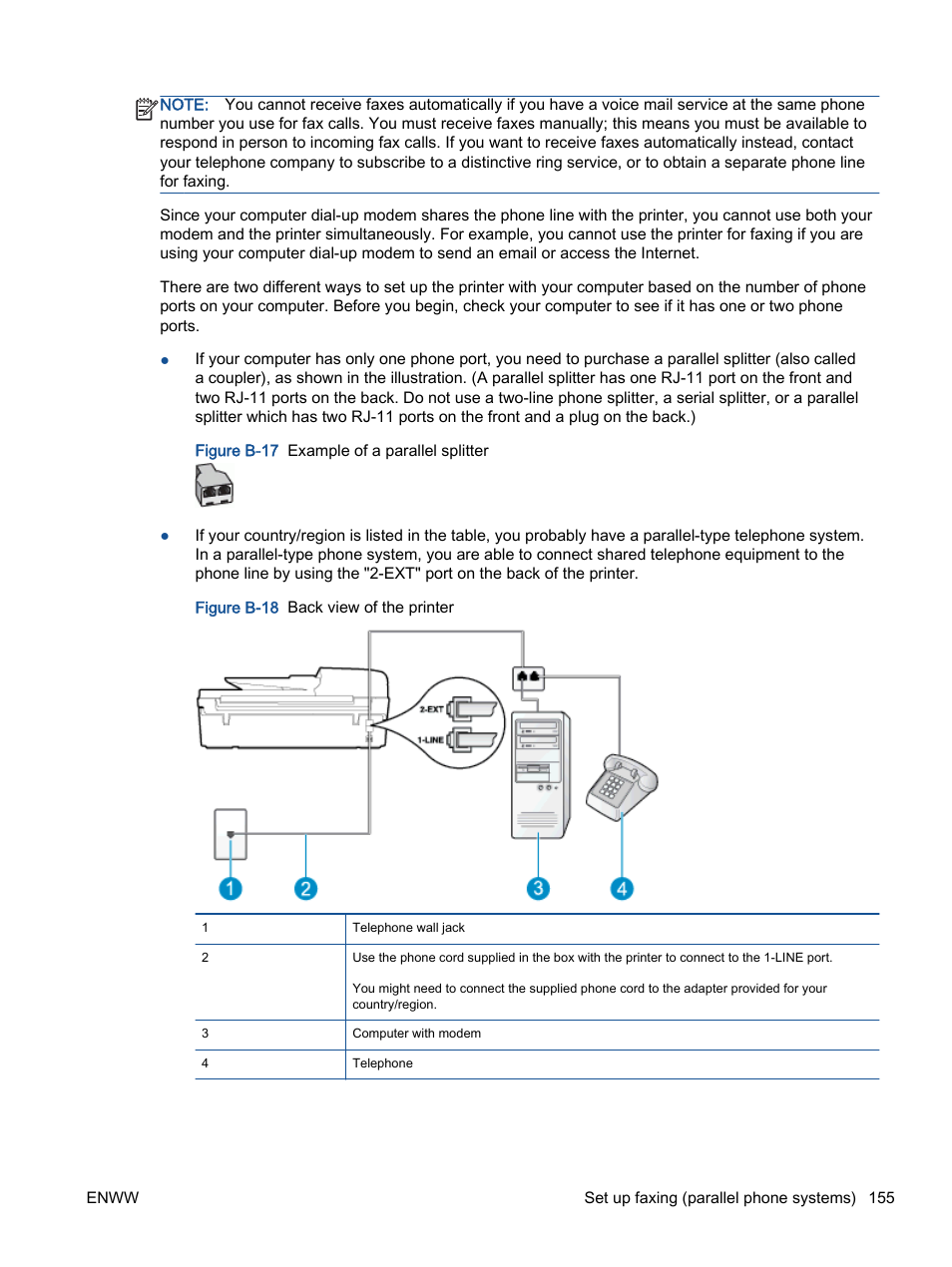 HP Officejet 4630 e-All-in-One Printer User Manual | Page 161 / 166