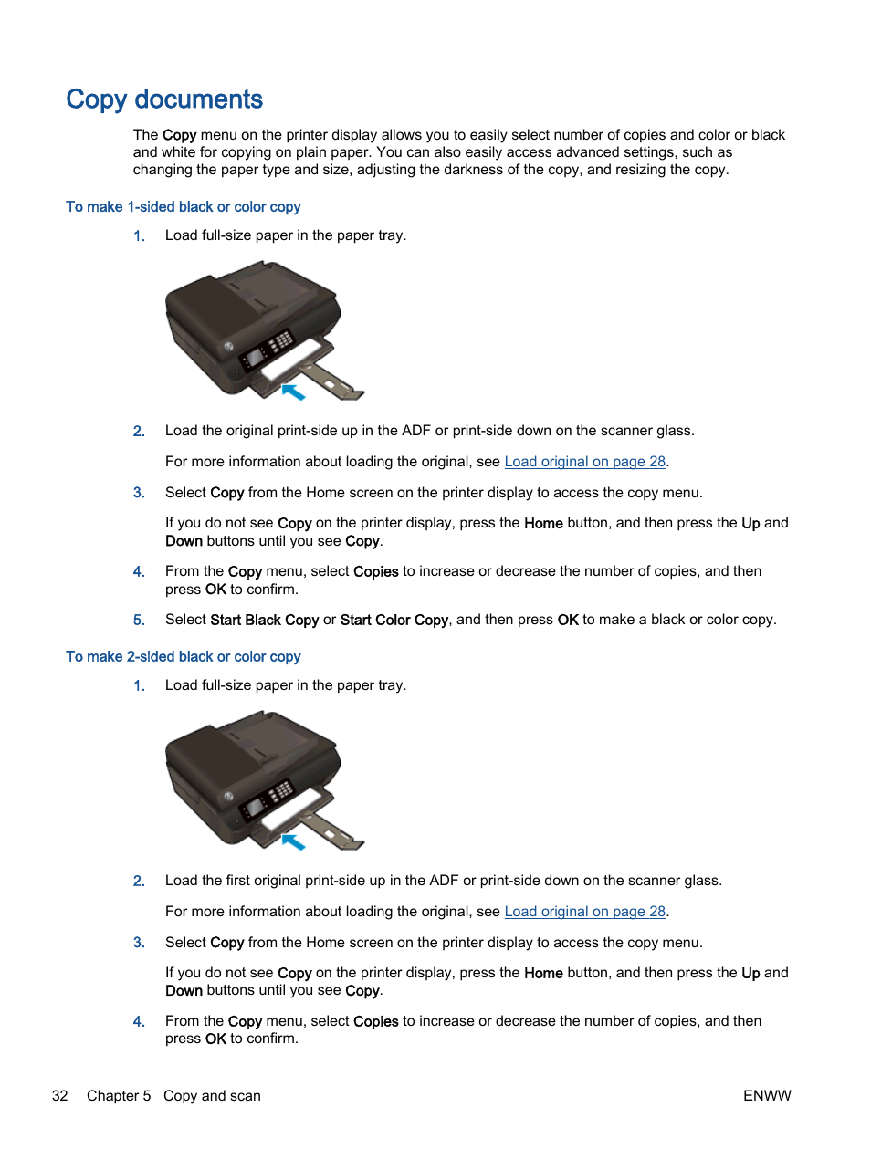 Copy documents | HP Officejet 4630 e-All-in-One Printer User Manual
