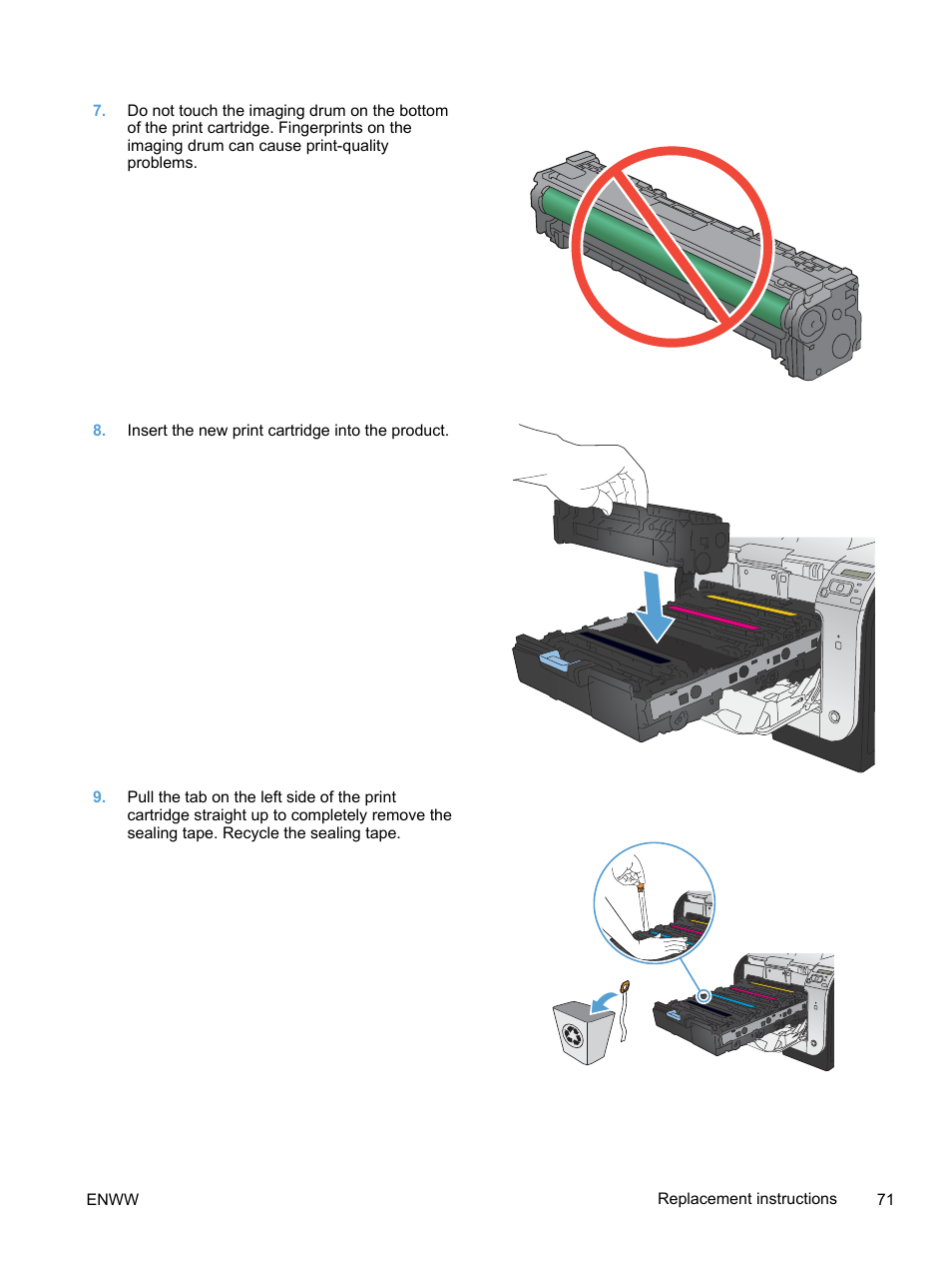 HP LaserJet Pro 400 color Printer M451 series User Manual | Page 89 / 242
