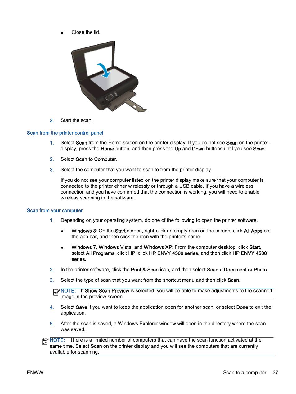 Hp Envy 5055 All In One Printer User Manual