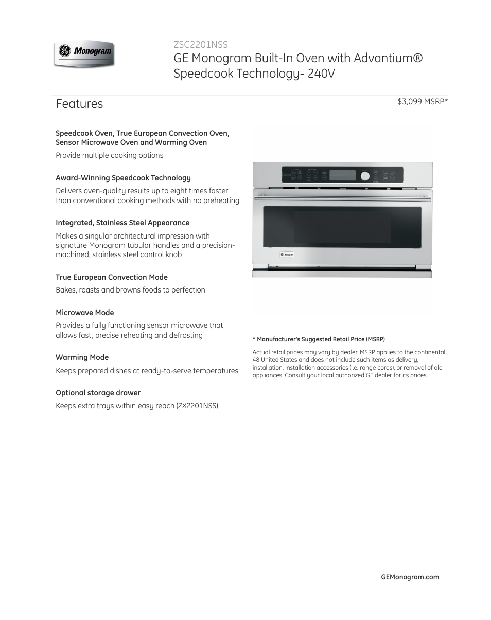 GE ZSC2201NSS User Manual | 4 pages Ge Stainless Steel Dishwasher Manual
