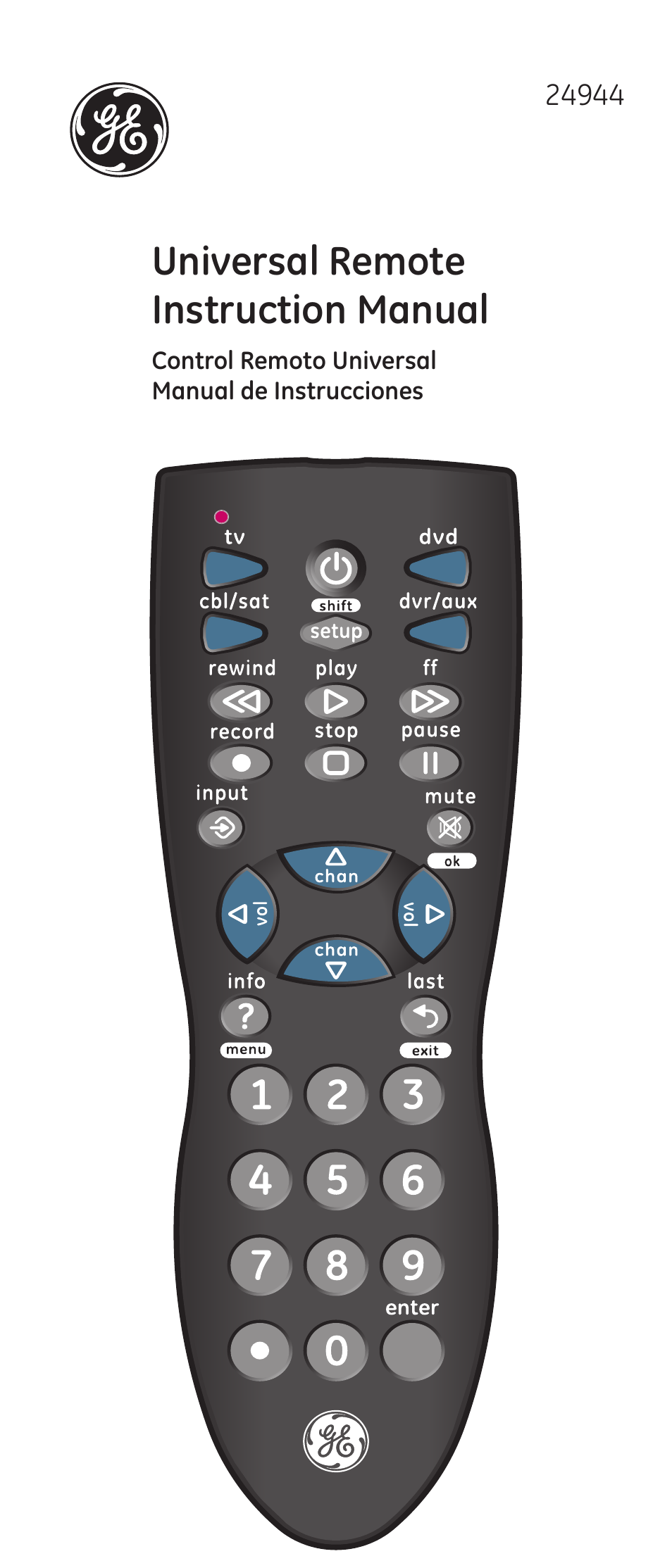 Ge 4 device universal remote manual