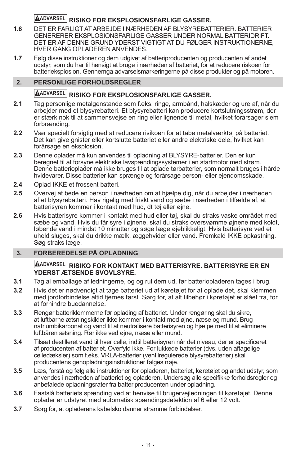 Schumacher SCI10 User Manual | Page 11 / 87