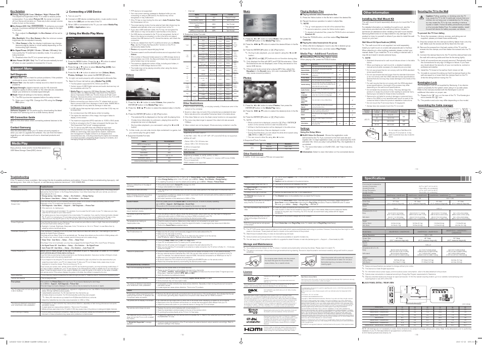 Samsung UN46EH5000FXZA User Manual | Page 2 / 2 | Original mode | Also
