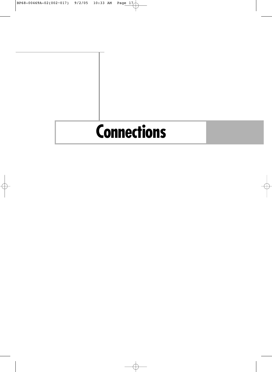 Connections | Samsung HLR6167WAX-XAA User Manual | Page 17 / 136