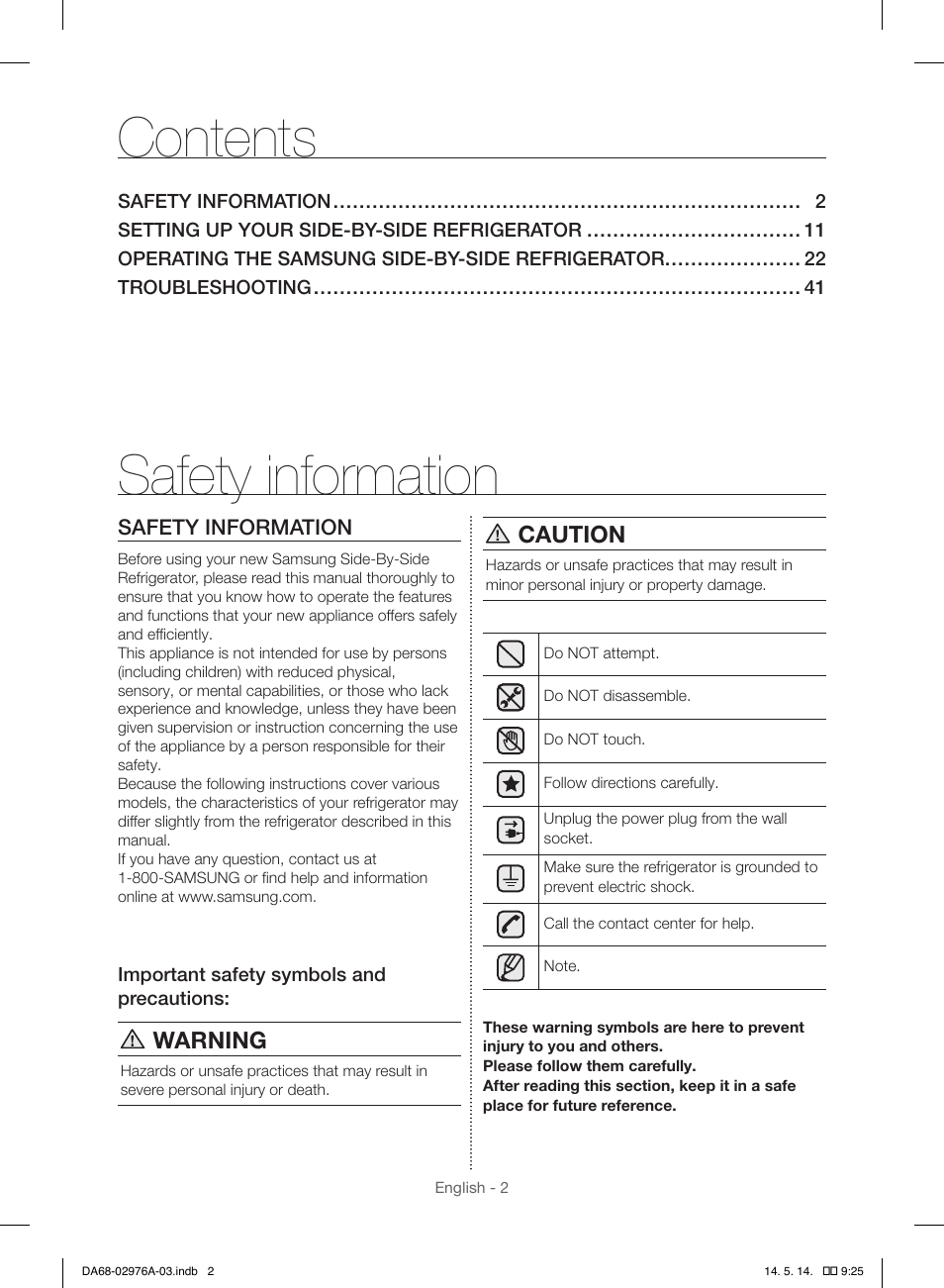 Samsung RH22H9010SR-AA User Manual | Page 2 / 136 | Also for