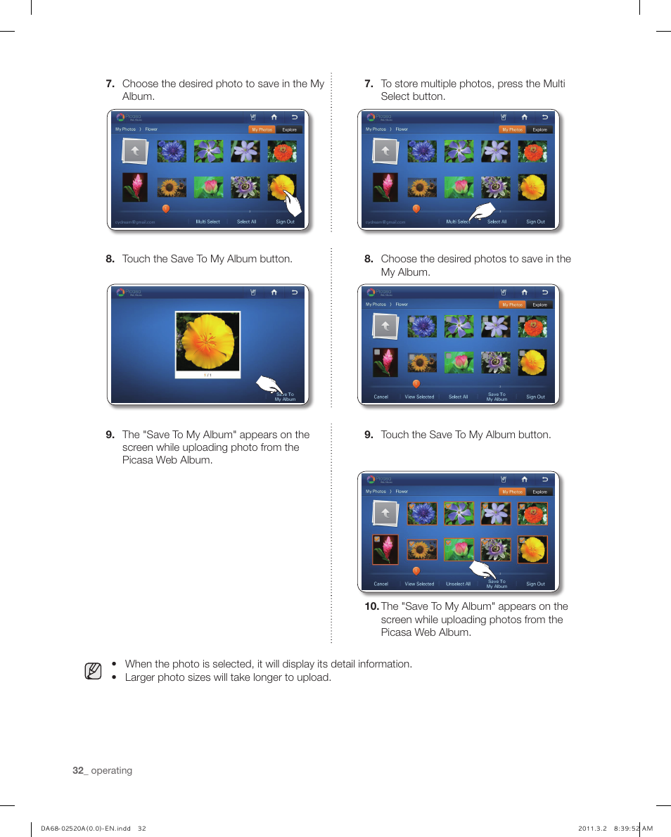 Samsung RF4289HARS-XAA User Manual | Page 32 / 86