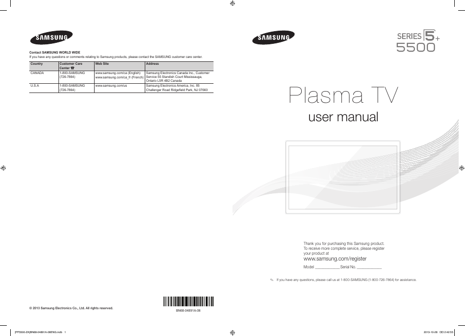 User manual for samsung uhd tv 6 series