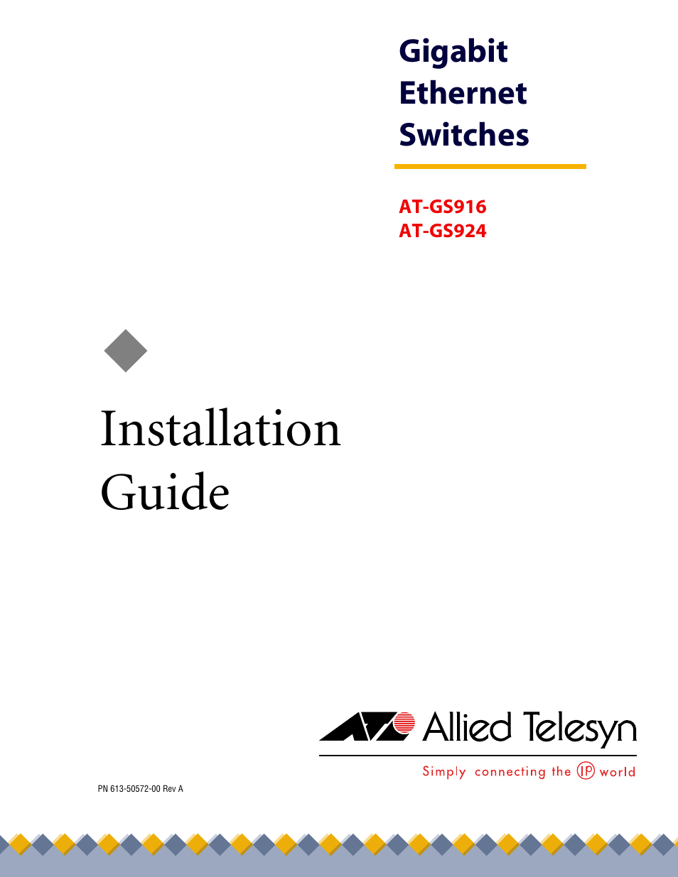 Allied Telesis At 8000s User Manual Allied Telesis At 8000s User Manual