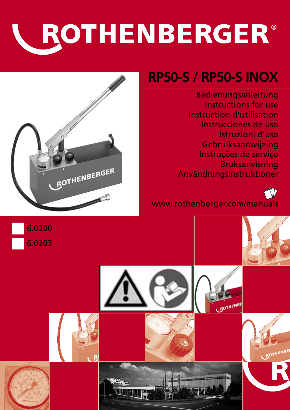 ROTHENBERGER RP 50-S/RP 50-S INOX User Manual | 24 pages