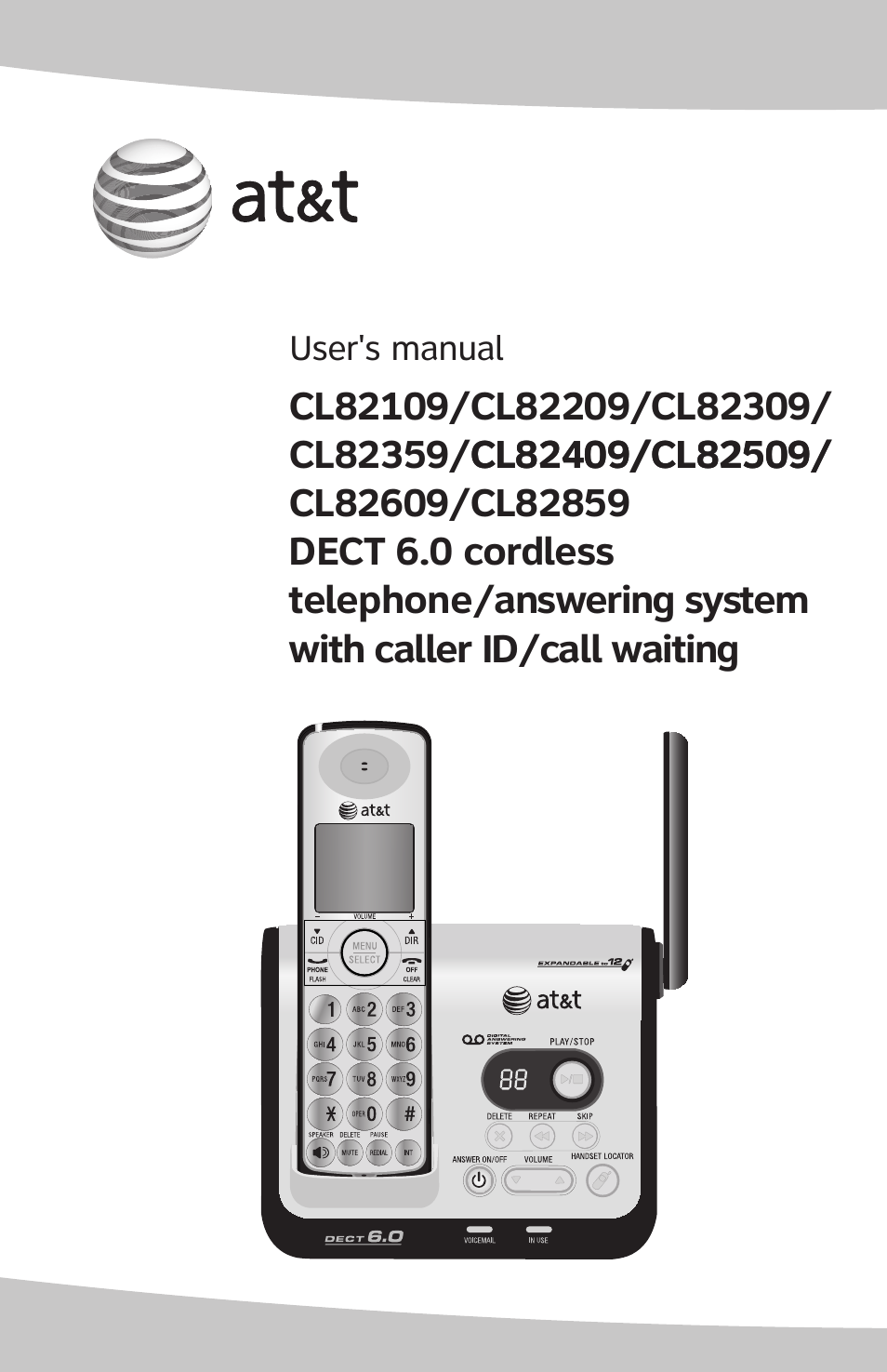 AT&T DECT CL82359 User Manual | 77 pages