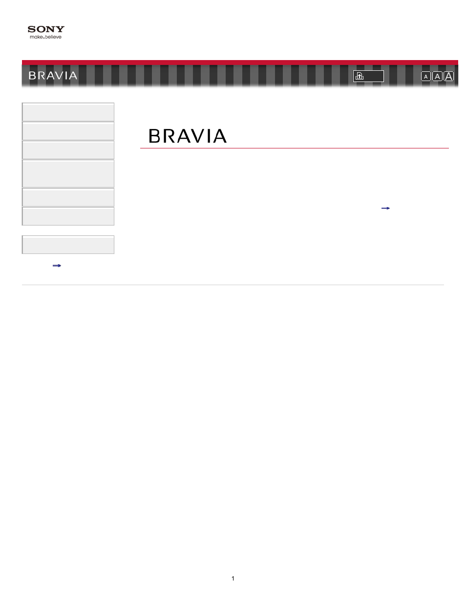 Sony bravia kdl-32w700b manual