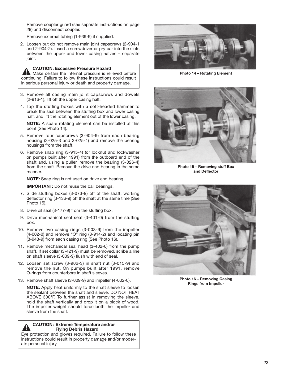 Bell & Gossett P81875G Series HSC-S Centrifugal Pump User Manual | Page
