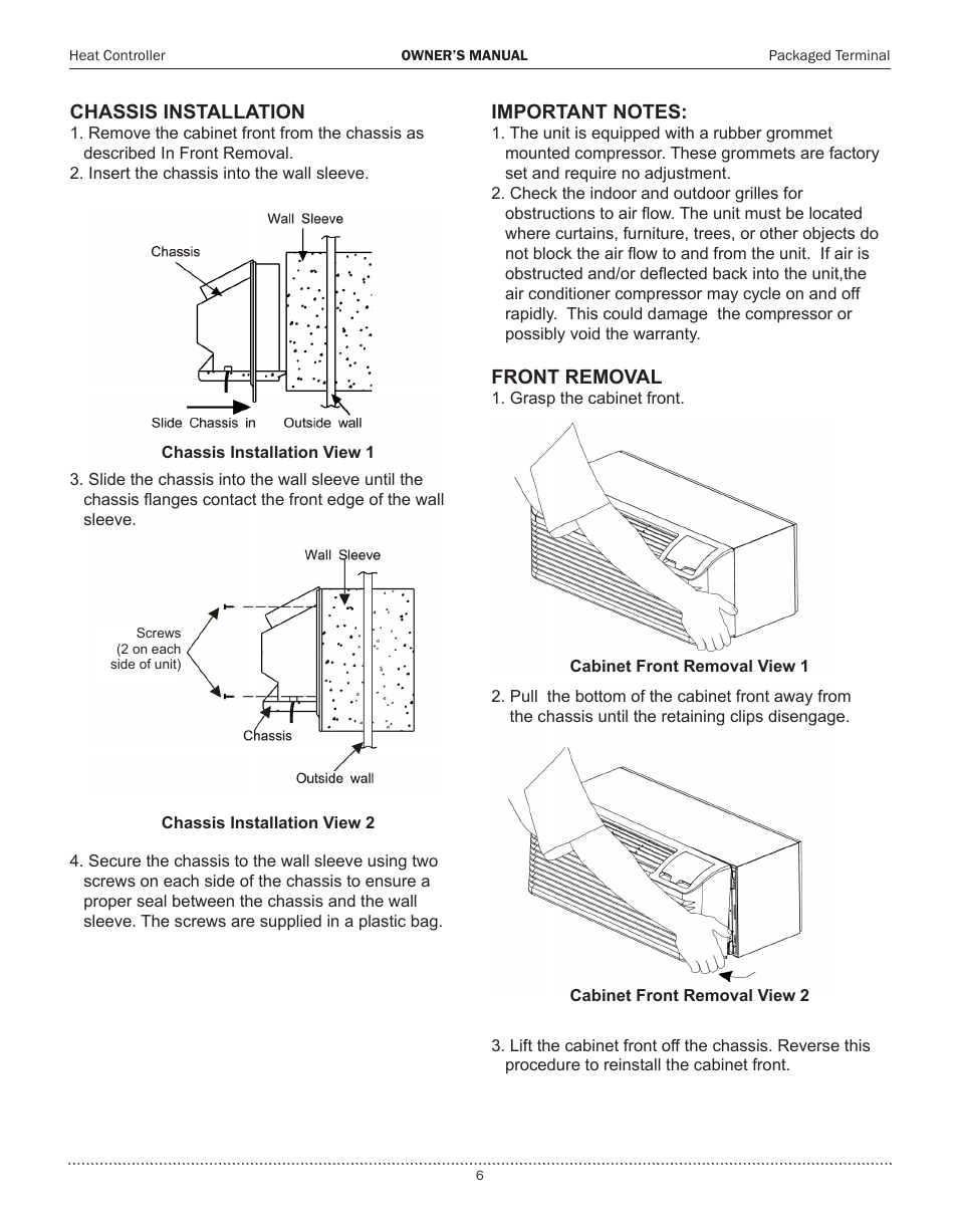 Comfort-Aire PTHP15A130A User Manual | Page 7 / 16 | Also for