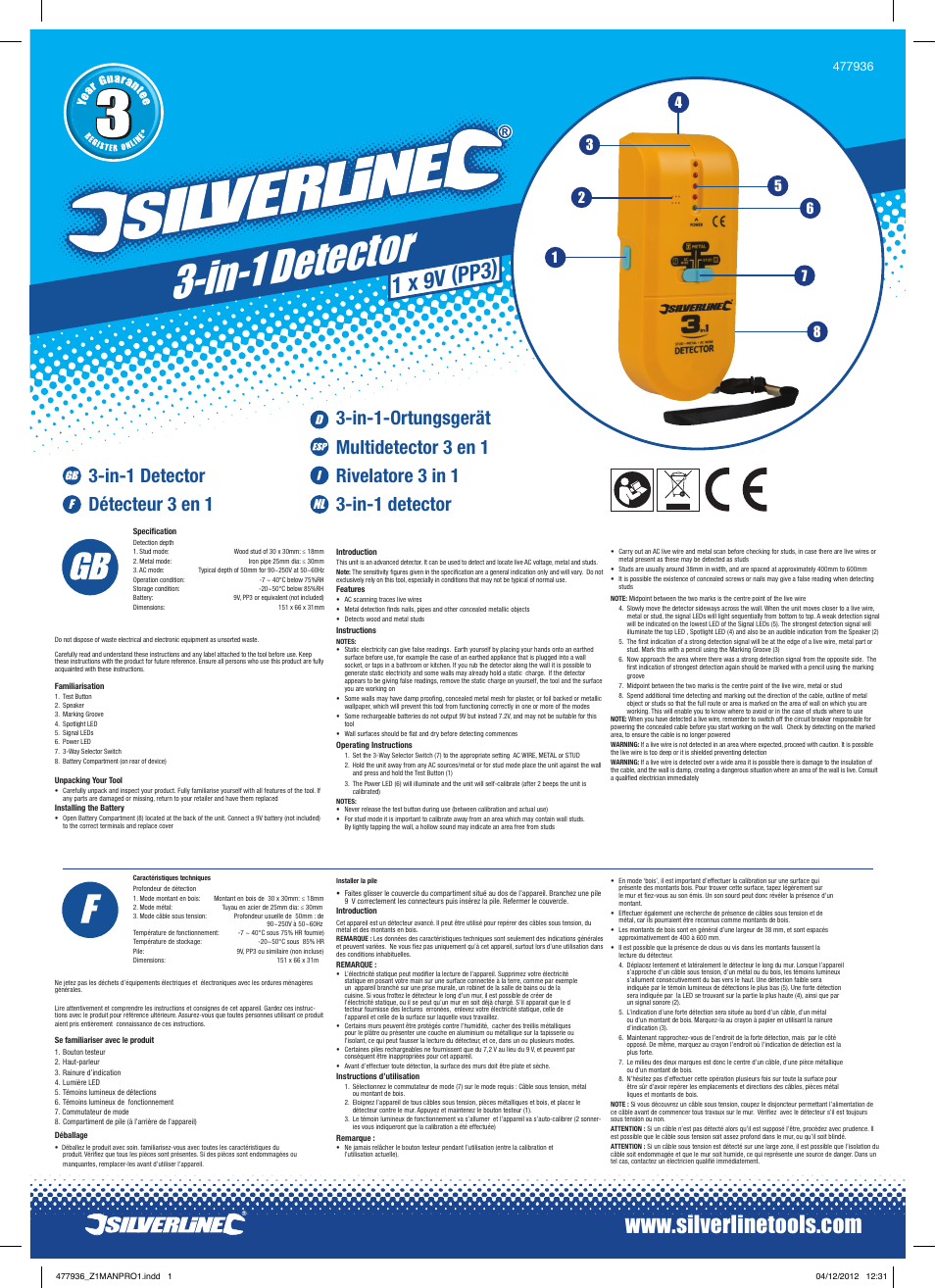 Silverline manual Silverline manual