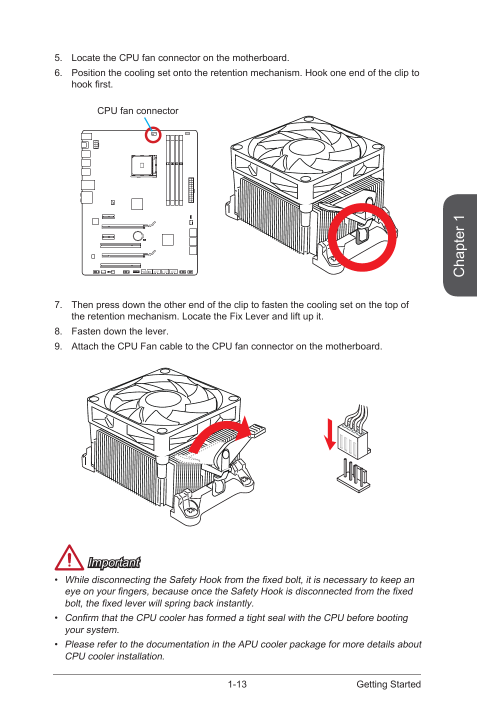 Chapter 1, Important | MSI 970 GAMING User Manual | Page 27 / 90