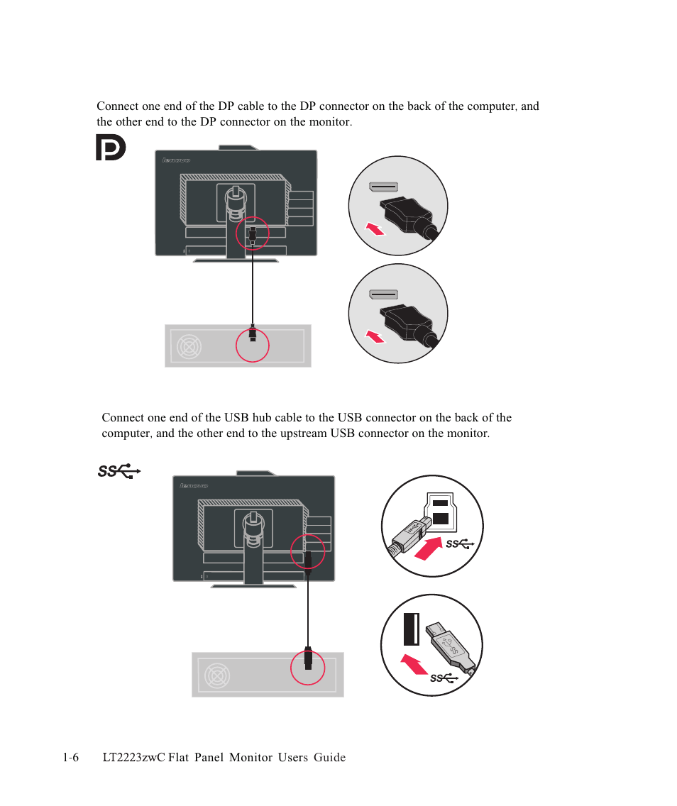 Lenovo ThinkVision LT2223z 21.5in LCD Monitor User Manual | Page 10 / 41
