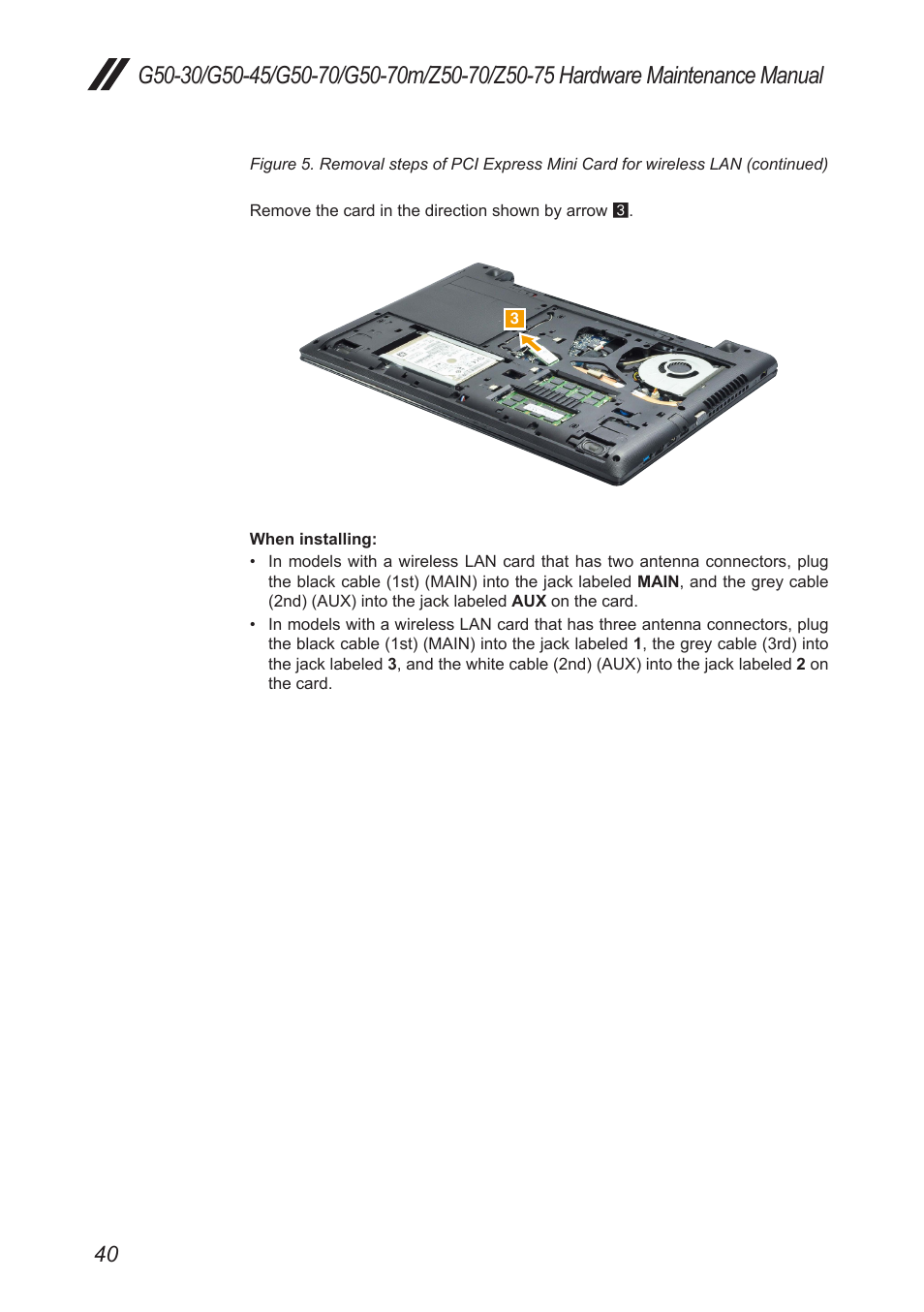 Lenovo G50-45 Notebook Lenovo User Manual | Page 44 / 93 | Also for