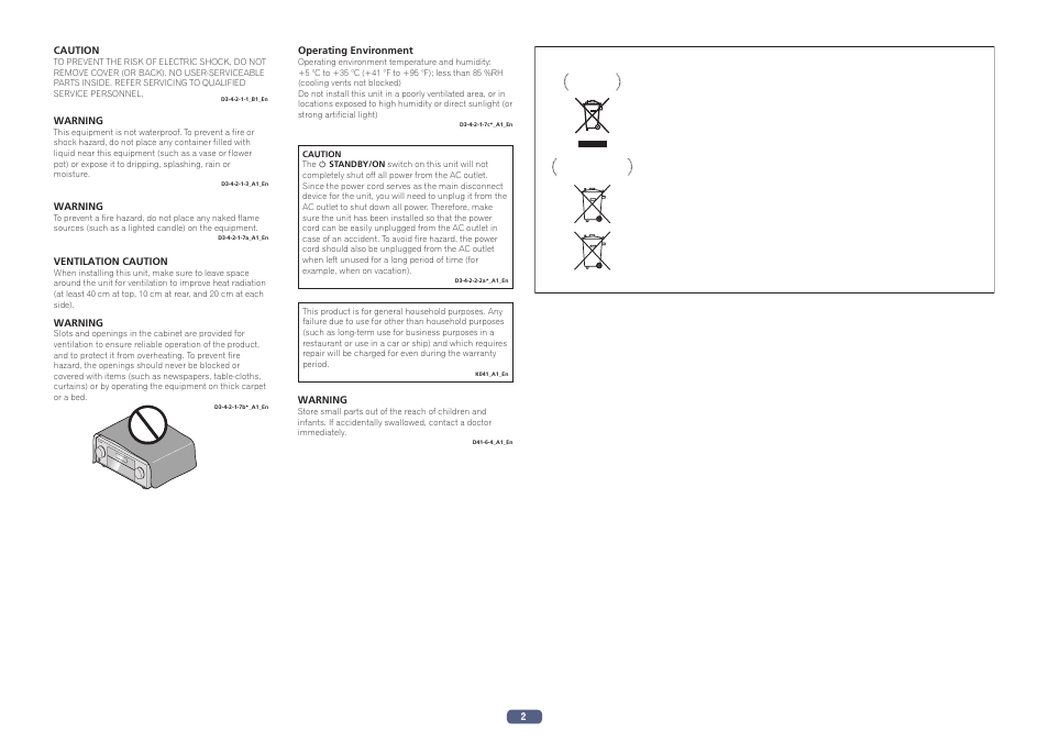 Pioneer VSX-923-S User Manual | Page 2 / 115 | Also for: VSX-1123-K