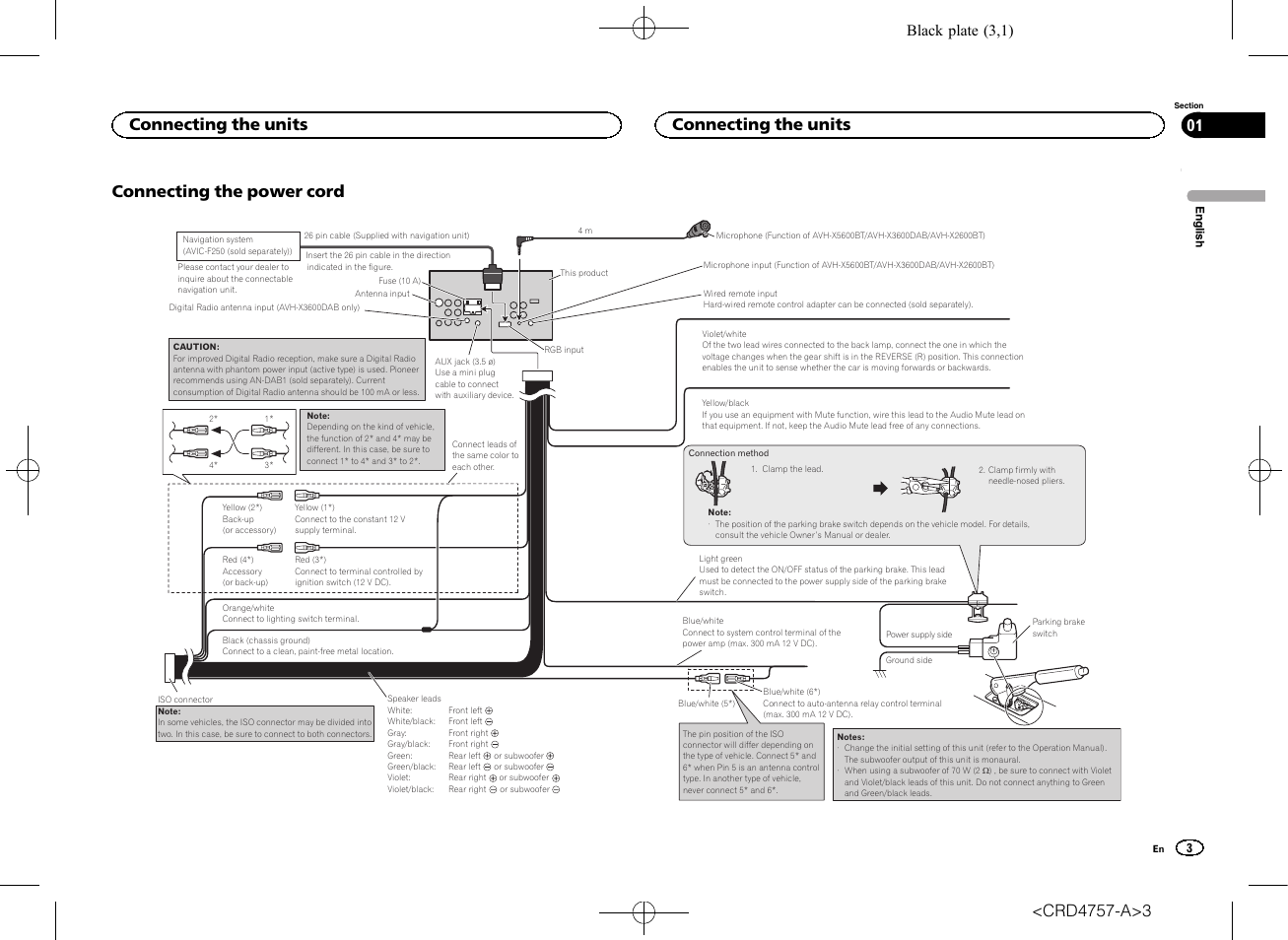 Avh X2600bt Wiring Diagram