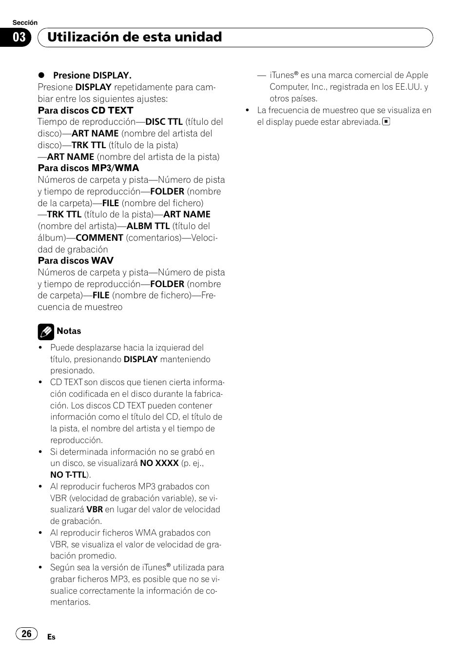 Utilización De Esta Unidad | Pioneer DEH-281MP User Manual | Page.