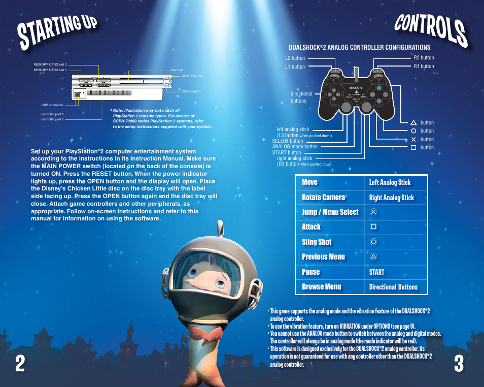 Disney Interactive Studios Chicken Little for PlayStation 2 User Manual