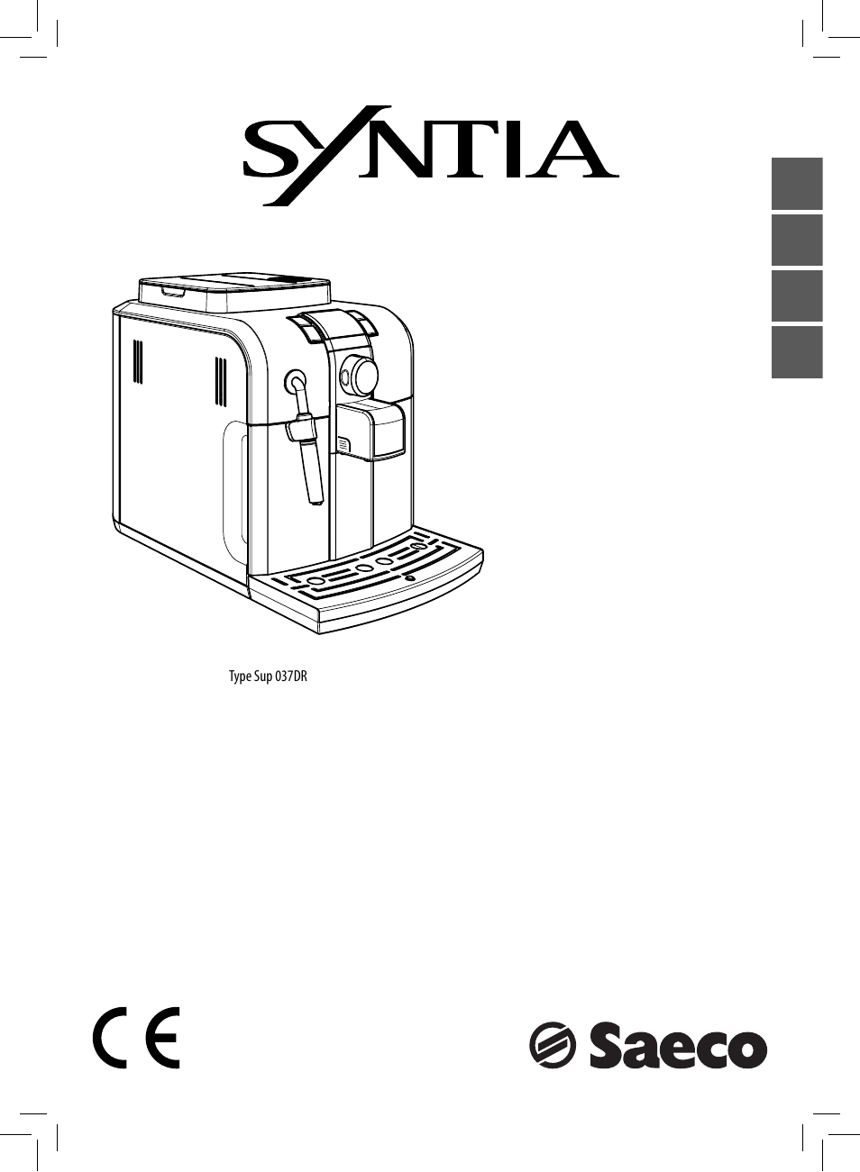 Philips Saeco Syntia Kaffeevollautomat User Manual | 96 pages | Also