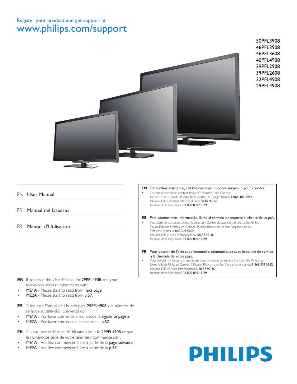 Philips 29PFL4908-F7 User Manual | 112 pages