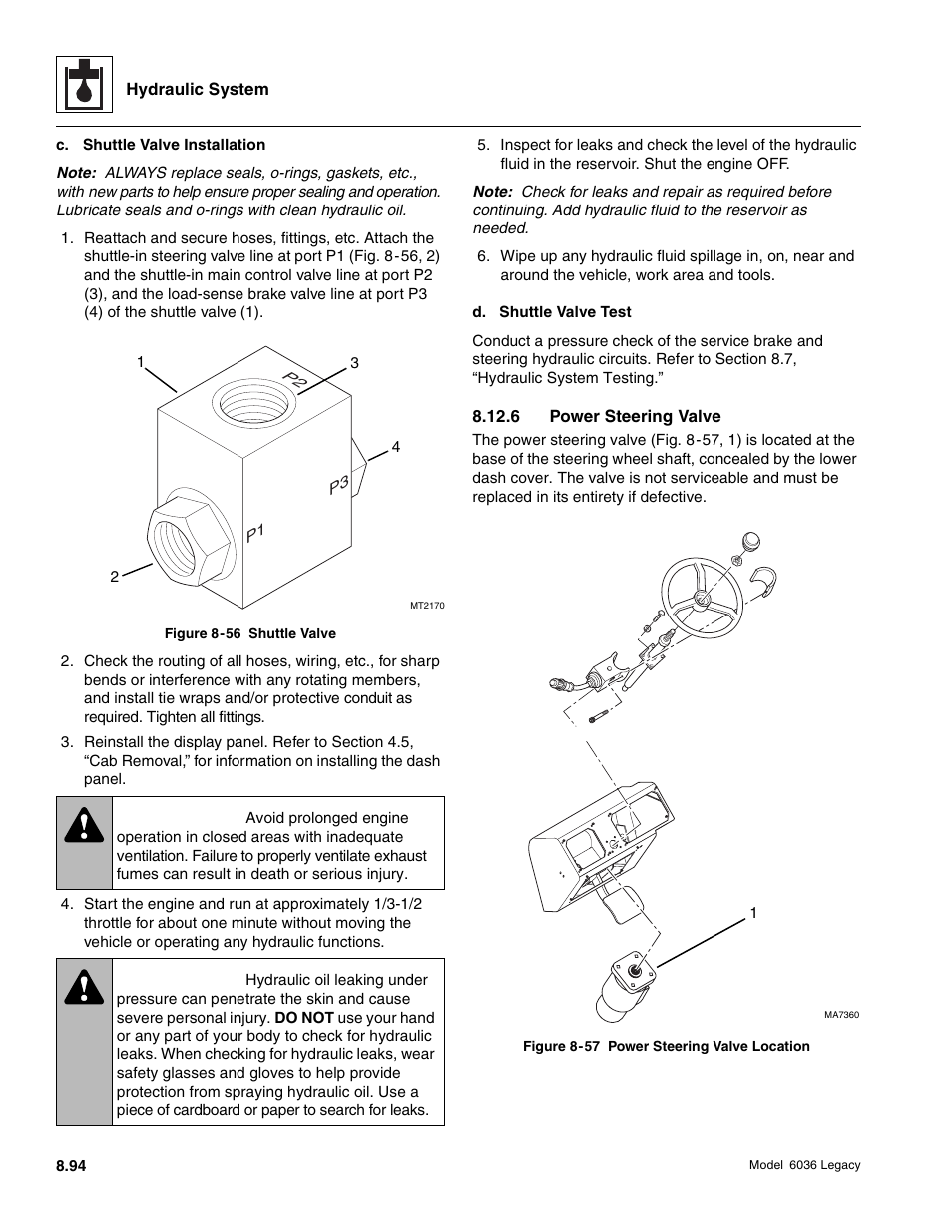 Warning | SkyTrak 6036 Service Manual User Manual | Page 310 / 460