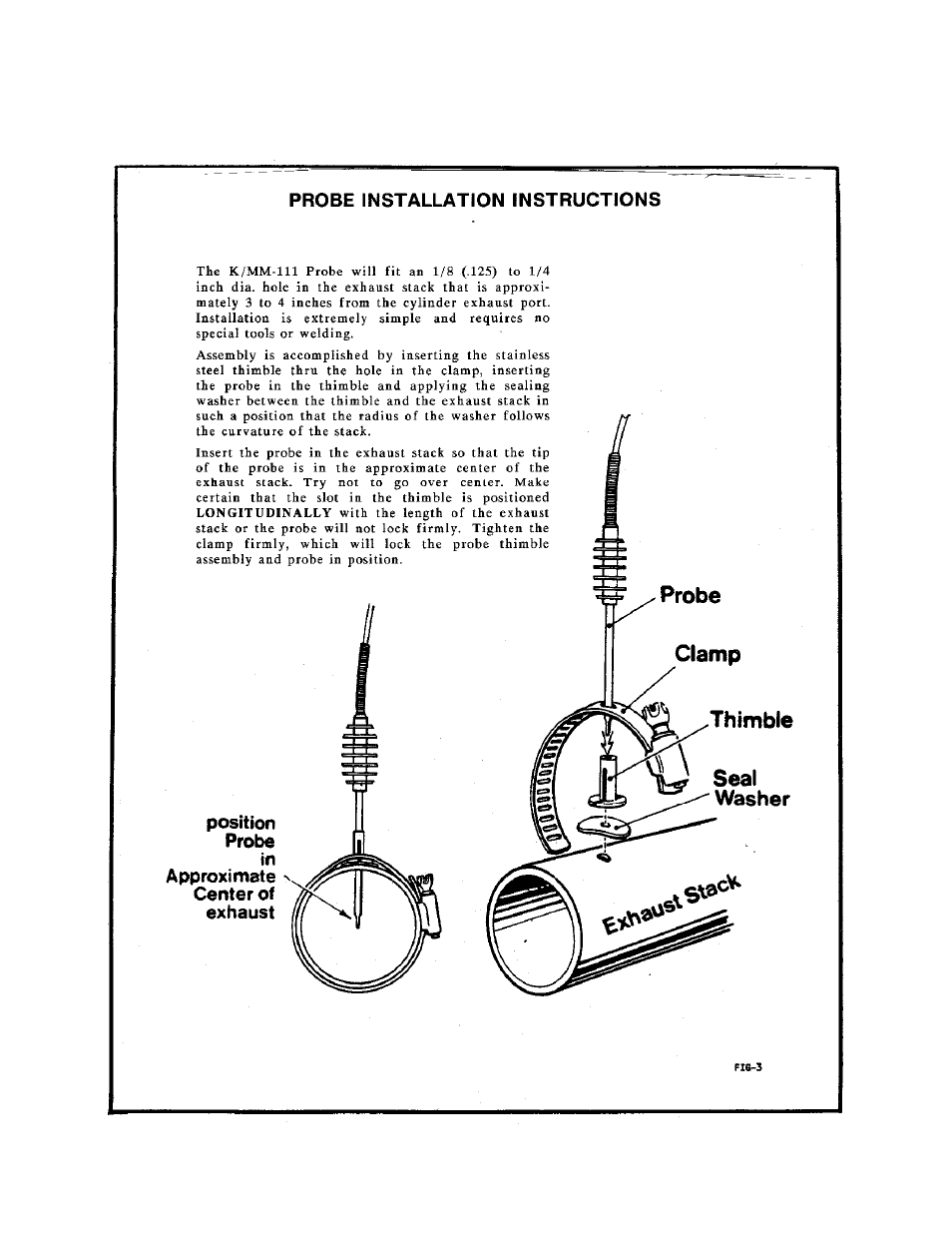 J.P. Instruments EDM 730 Instrument Installation Manual User Manual
