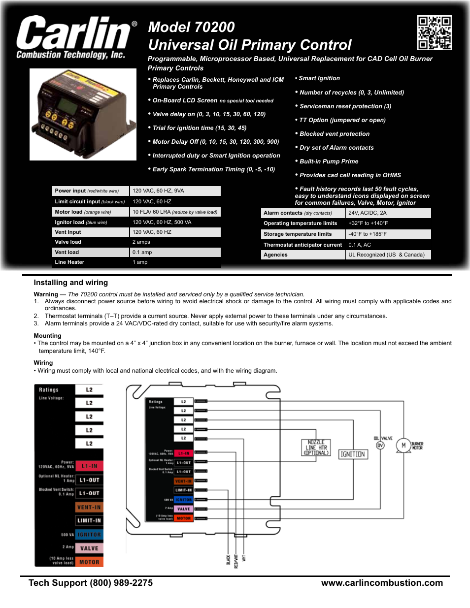 Carlin 70200 User Manual | 4 pages