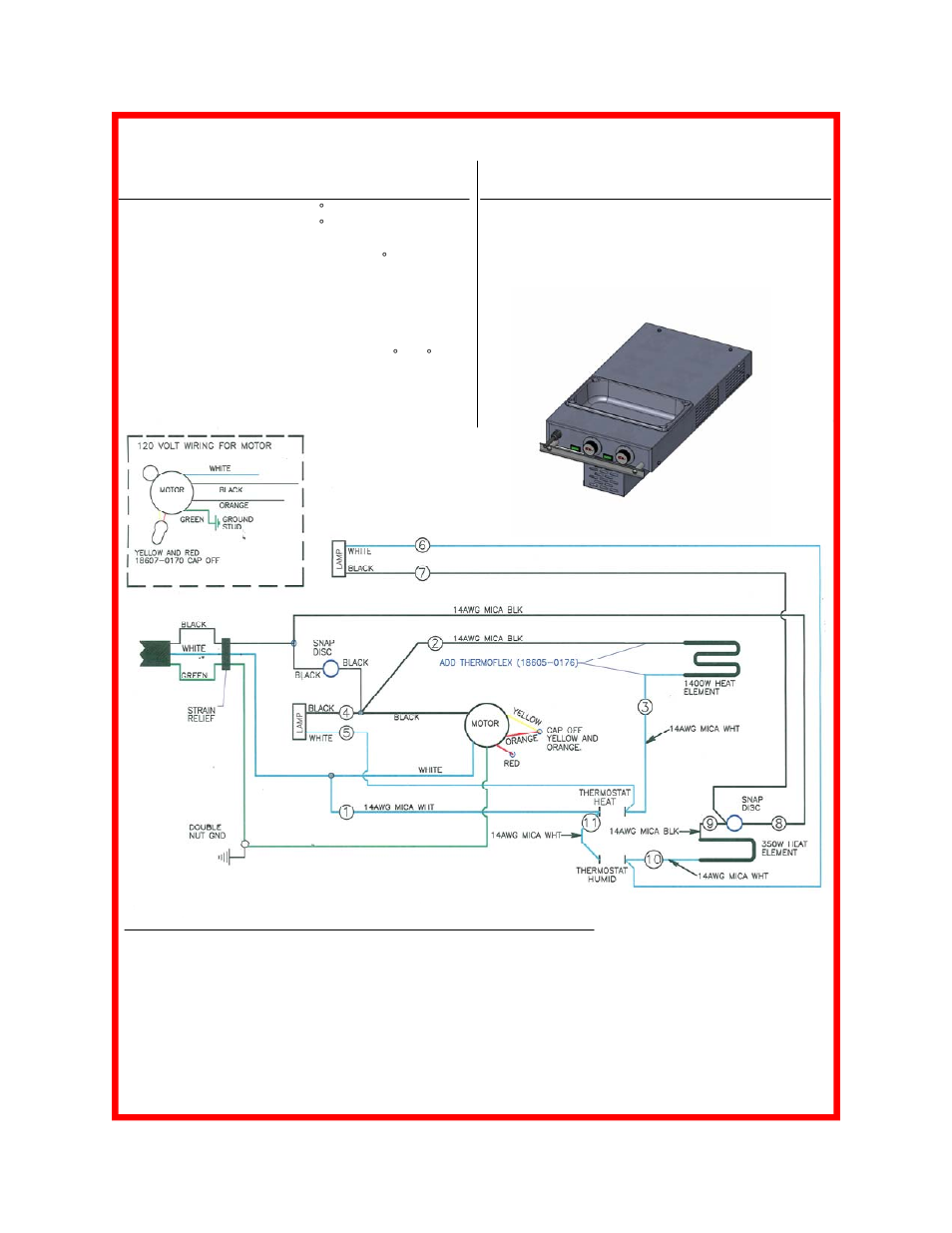 Replacement parts & wiring diagrams | Carter-Hoffmann PHW1822 User