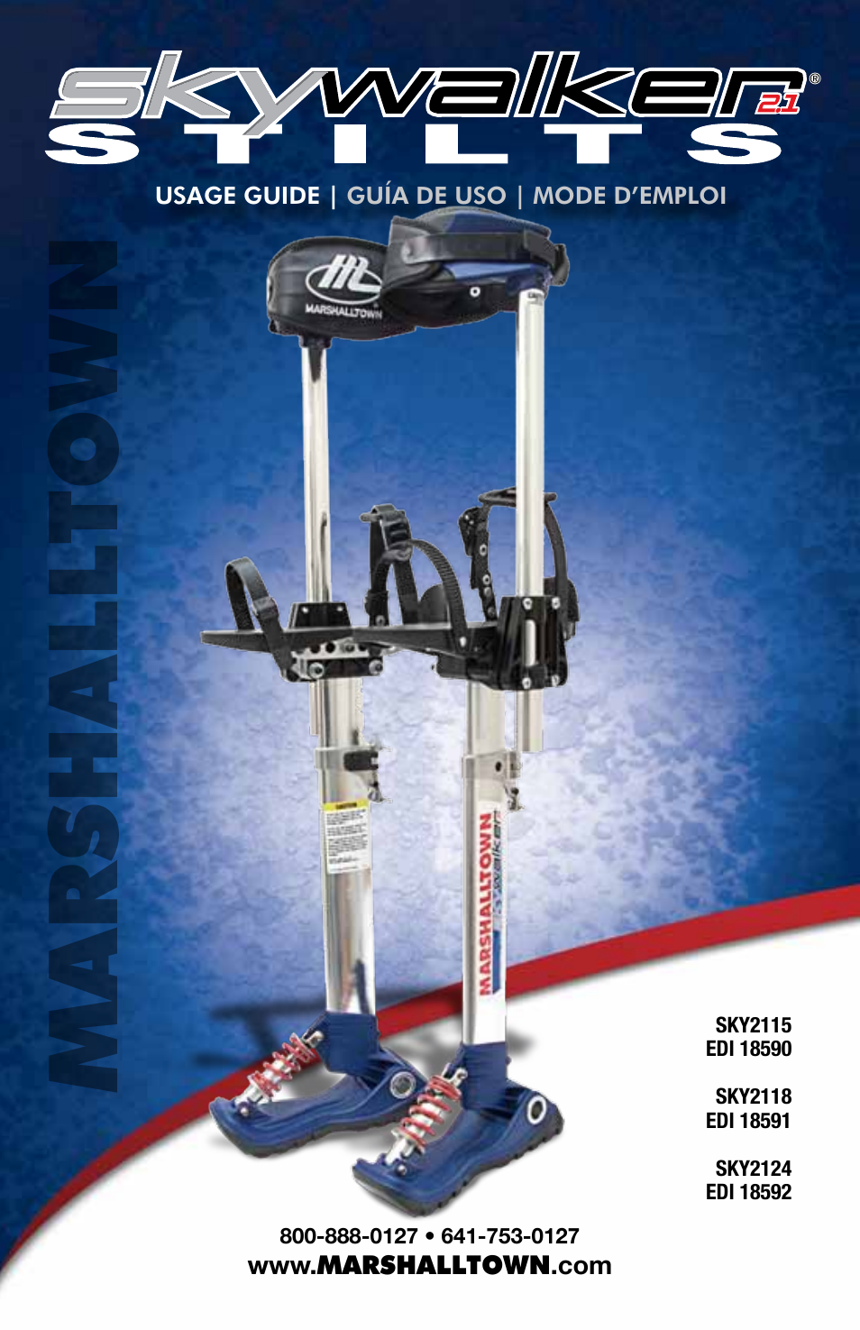 Marshalltown SKY2124 SkyWalker Stilts 2.1 Usage Guide User Manual | 16