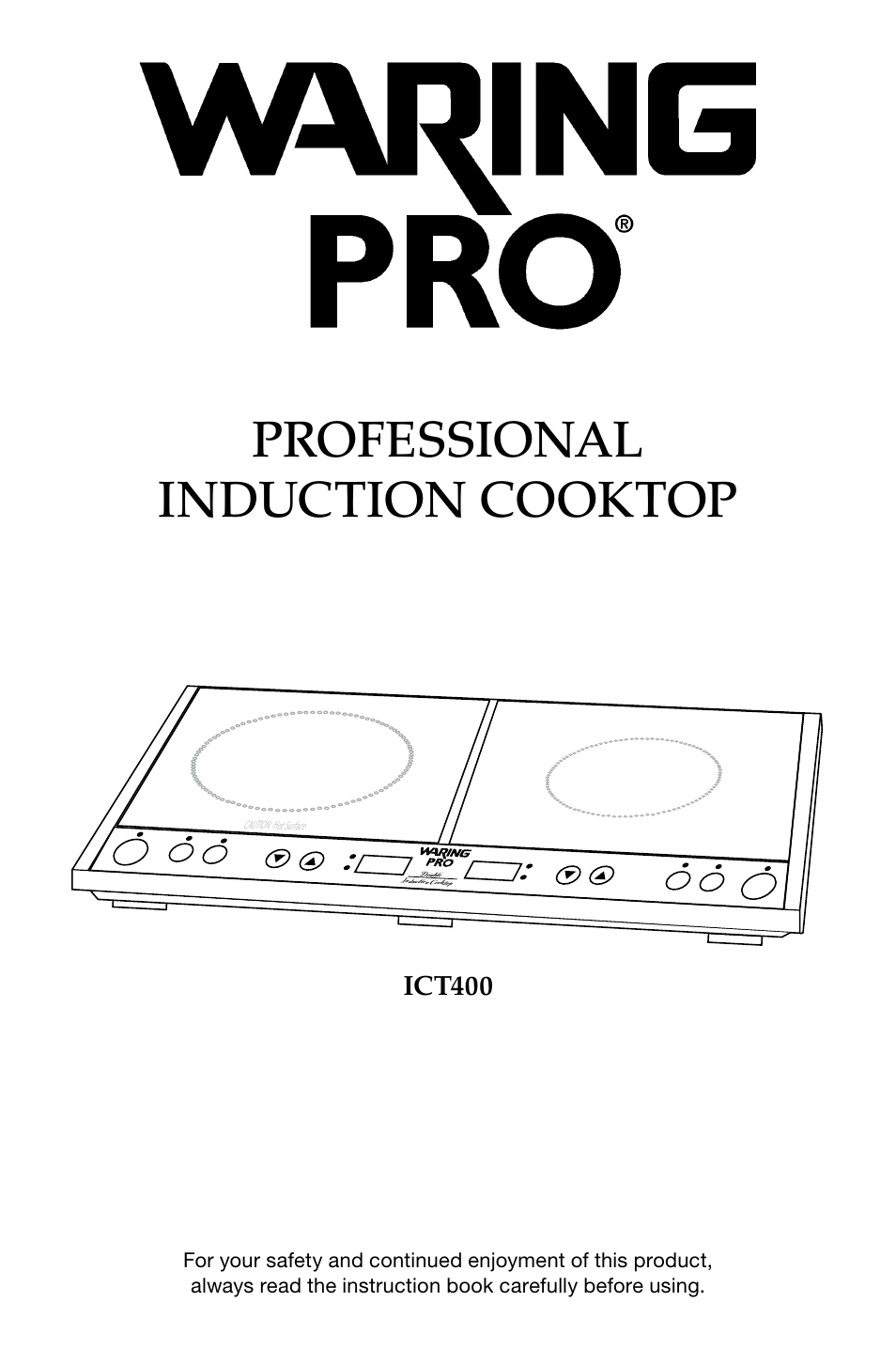 Waring Pro Ict400 User Manual 8 Pages