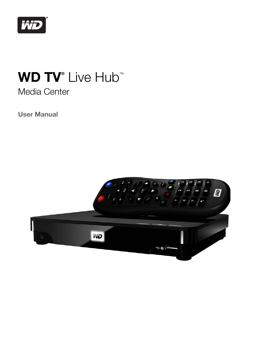 Инструкция wd tv live hub media center
