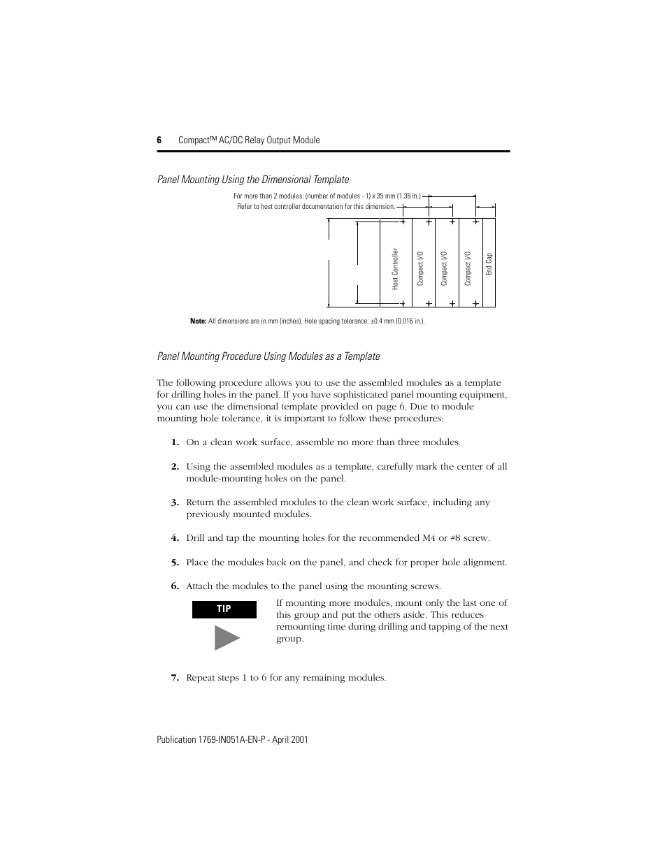 Rockwell Automation 1769-OW8 Compact AC/DC Relay Output Module User