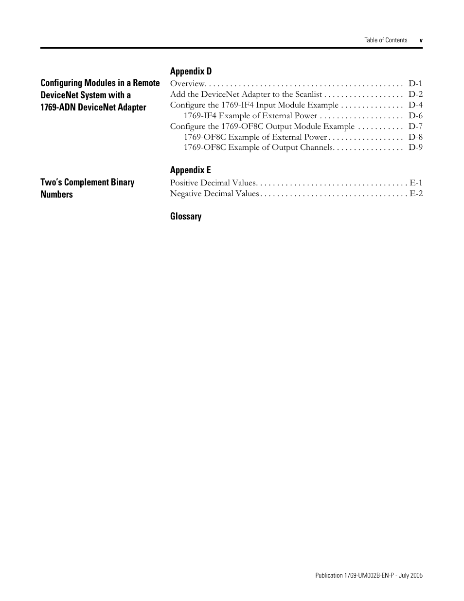Rockwell Automation 1769-OF2 Compact I/O Analog Modules User Manual